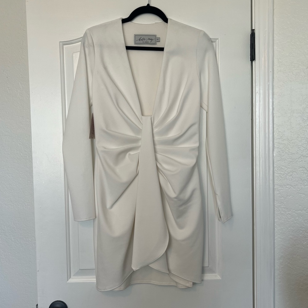 Katie May Next Round Dress in Ivory